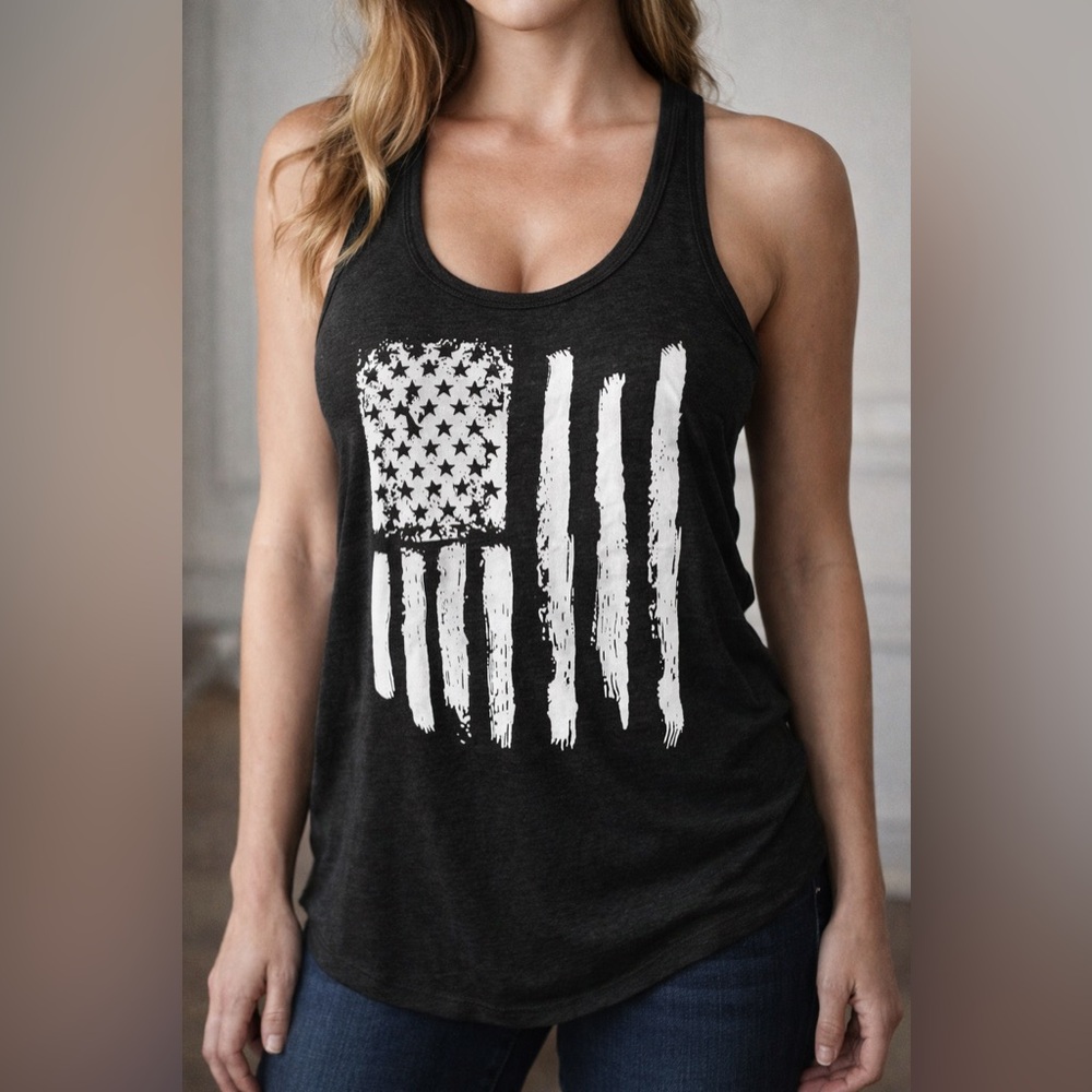 Patriotic Racerback Tee